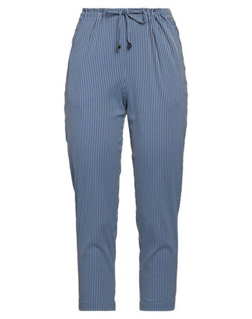 Nenè Woman Pants Azure Size 12 Cotton, Polyester, Elastane