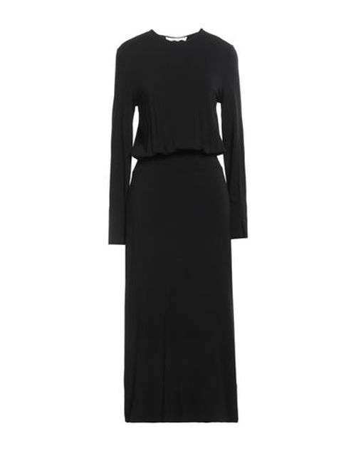 Woman Maxi dress Black Size 10 Viscose, Elastane