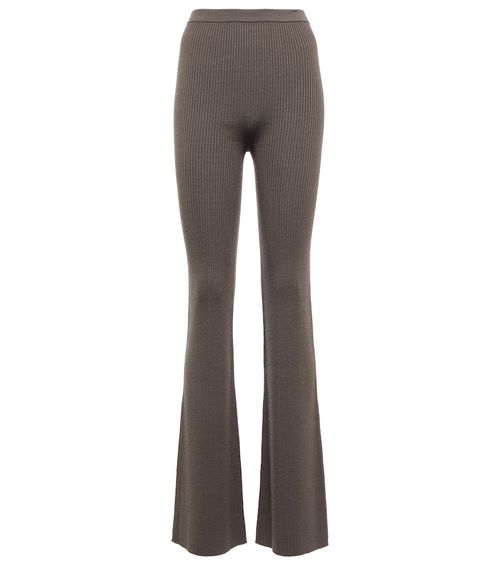 Rick Owens Rib-knit wool-blend pants