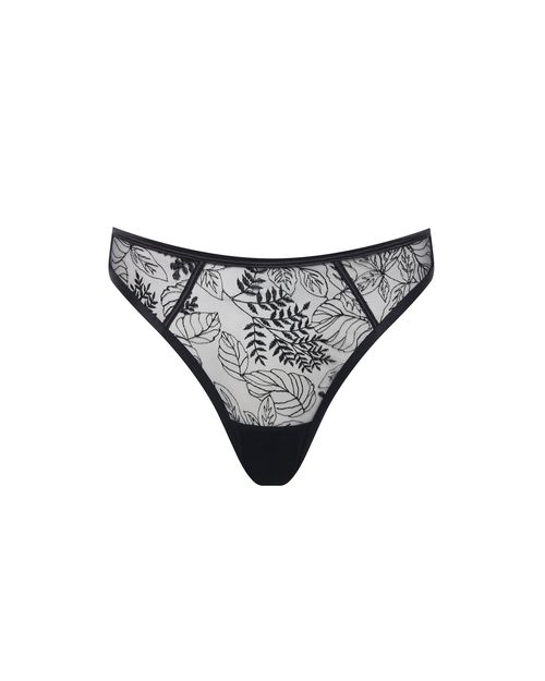 Bluebella Seraphim High-waist Thong Black