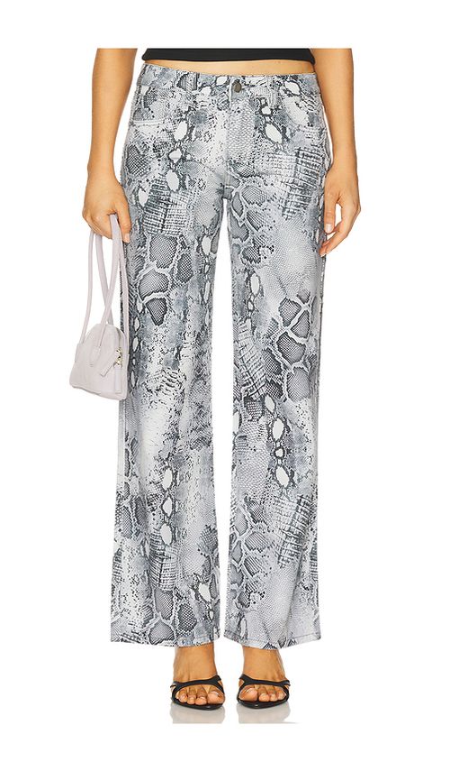 Runaway The Label Zavier Straight Leg Jeans in Grey. L. Also in M, S