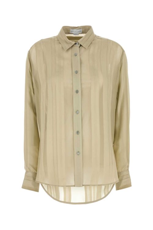 Khaki Silk Shirt