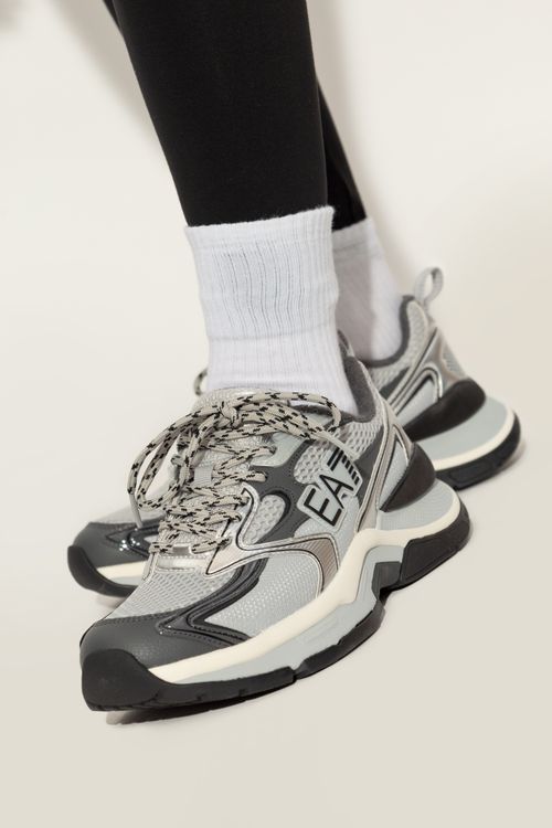 Sports Shoes With Logo, Women's, Grey