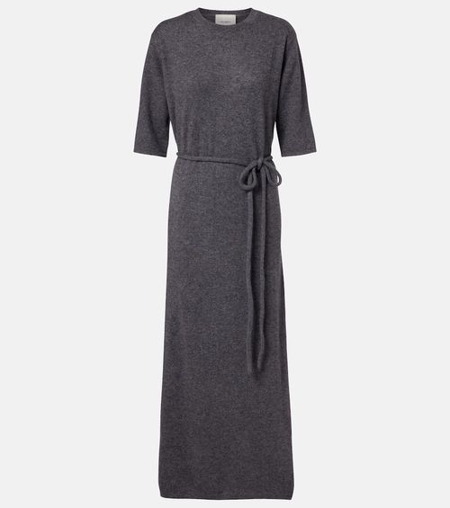 Tilde belted cashmere maxi dress