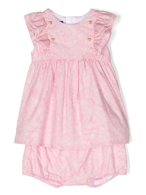 Medusa Barocco-print dress set - Pink