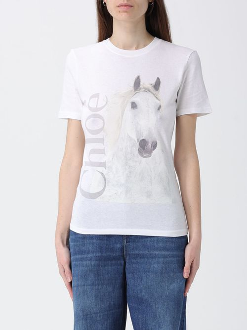 T-Shirt CHLOÉ Woman color White