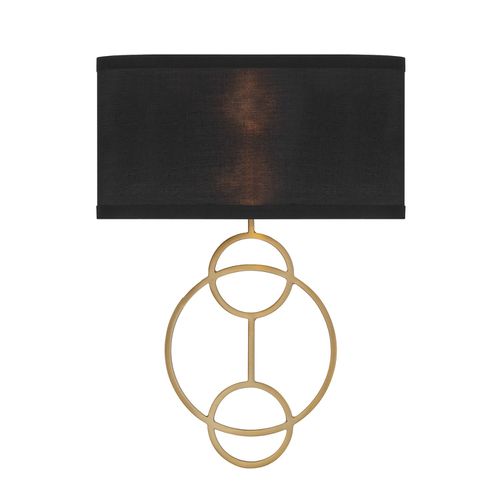 Vibrant Gold Wall Sconce from the Laurel Collection