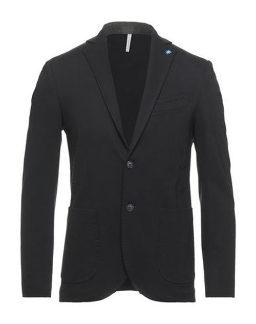 Man Blazer Black Size 38 Viscose, Polyamide, Elastane