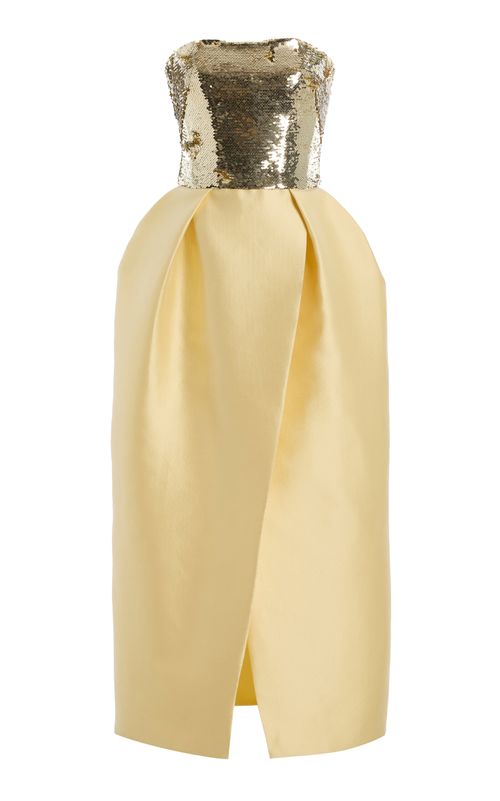Sequin Bodice Dress - Moda Operandi