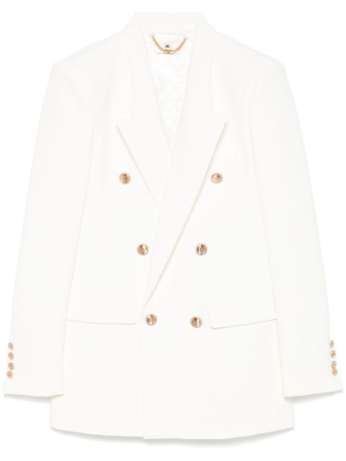 Crepe blazer - White