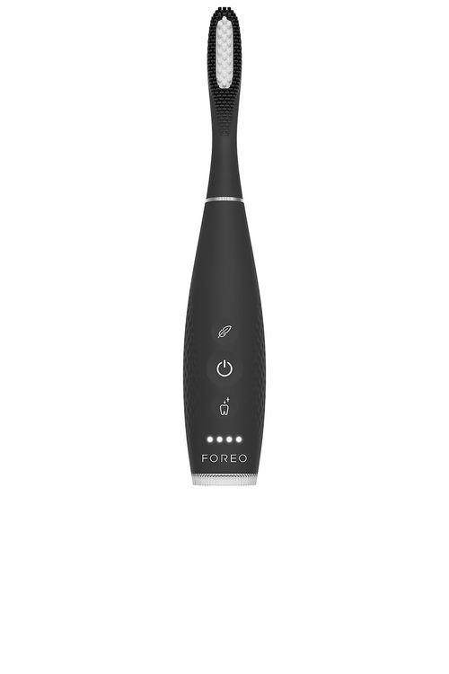FOREO issa 4 Plus Smart Hybrid Silicone Sonic Toothbrush in Black - Black. a