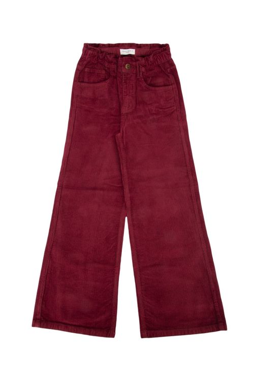 Corduroy Trousers — Burgundy