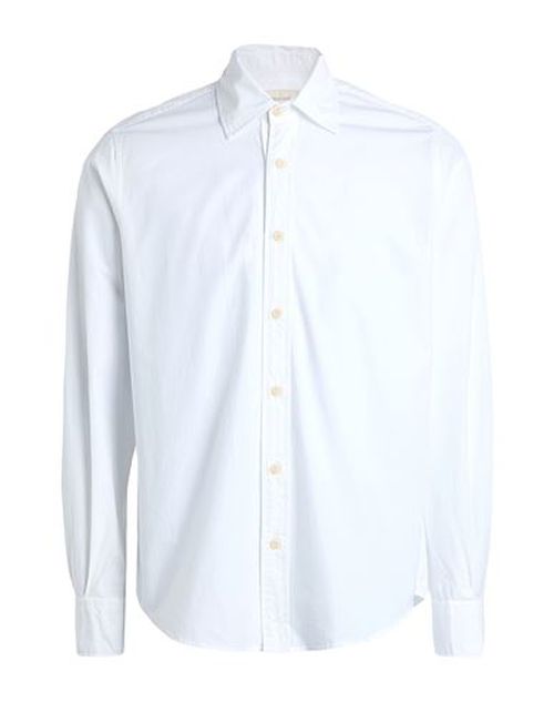 Original Vintage Style Man Shirt White Size L Cotton