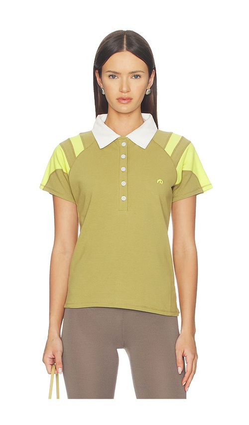 Miaou Lou Polo in Olive. L. Also in XXS, XS, S