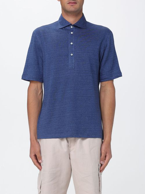 Polo Shirt Men color Blue