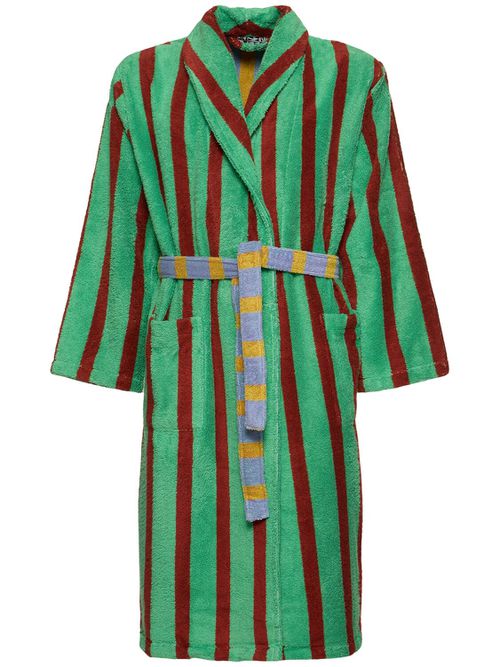 Nicolas Stripe Cotton Bathrobe