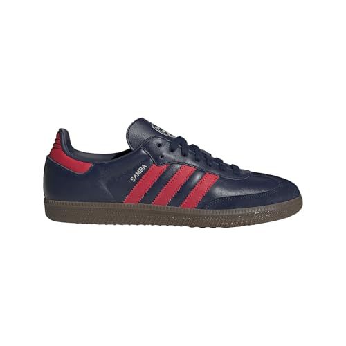 Adidas Samba Licensed Indoor Soccer Shoe - Unisex, Soft Leather Upper, Iconic Teams (Real Madrid, US Footwear