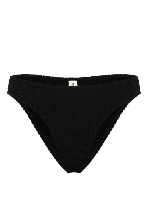 Christy seersucker bikini bottoms - Black