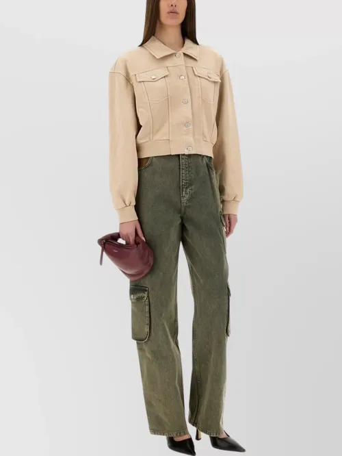 Moschino - "utility" jacket with chest pockets and collared neck