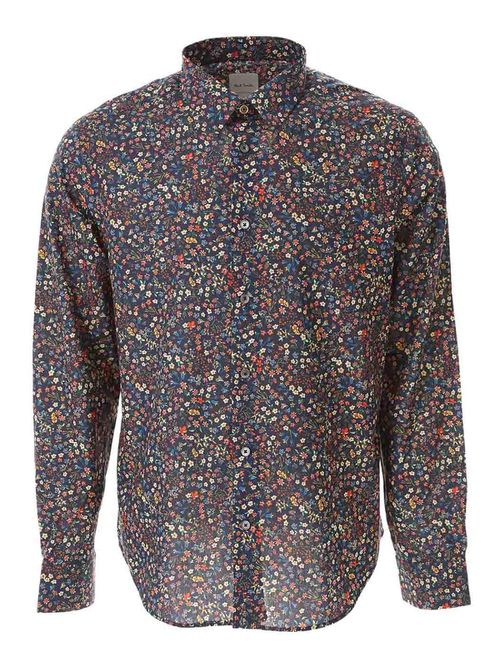 Flower Slim Fit Shirt