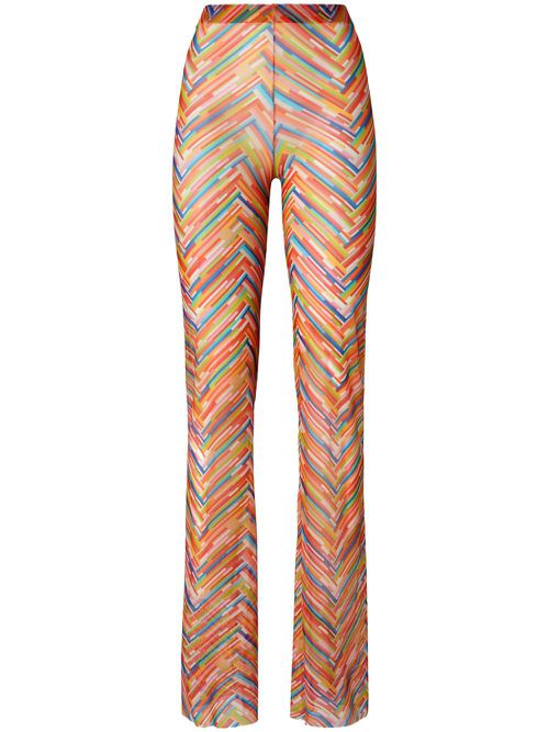 Zigzag trousers - Orange