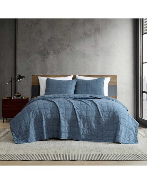 Stonewashed Greige Quilt Set