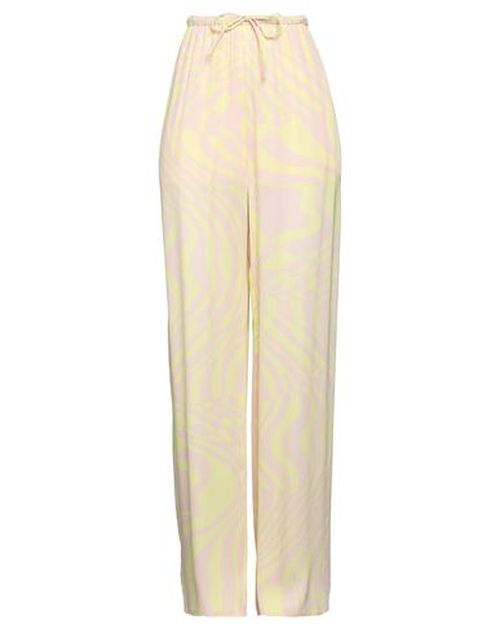 Woman Pants Yellow Size M Viscose