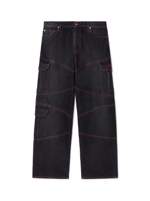 Script Samurai Straight Jeans