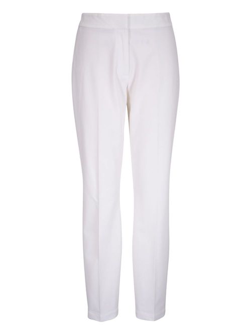 Lafayette 148 pressed-crease trousers - White