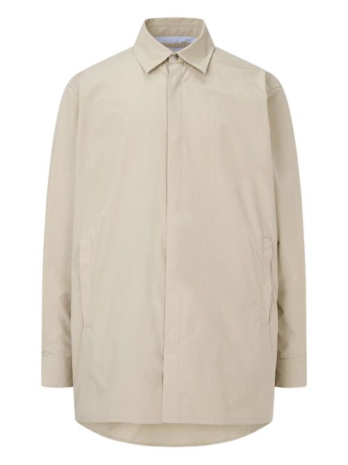 Long-sleeved overshirt - Neutrals