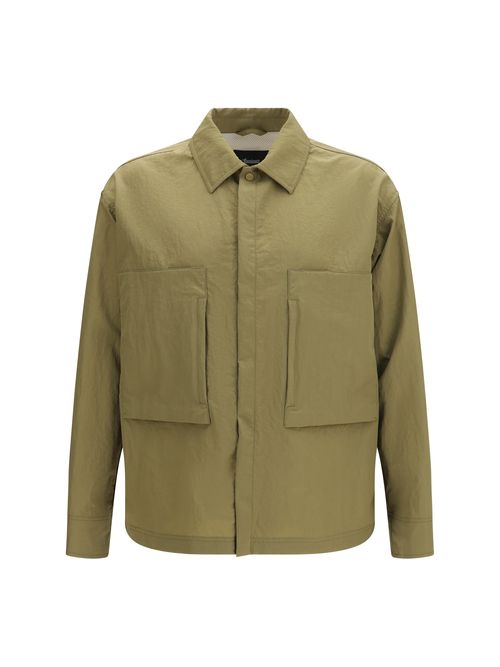 Polyamide Technical Shirt Jacket — Green