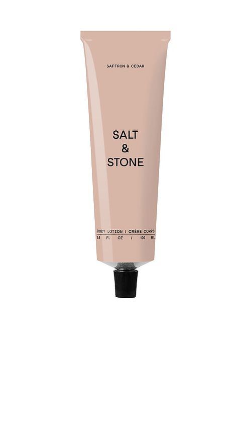 SALT & STONE Saffron & Cedar Body Lotion 100ml in Beauty: NA