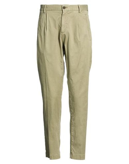 Man Pants Sage green Size 28 Cotton, Tencel, Silk, Elastane
