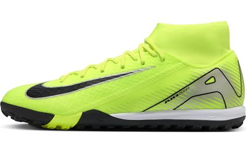 Nike Mercurial Superfly 10 Academy TF High-Top Soccer Shoes (FQ8331-700, Volt/Black)