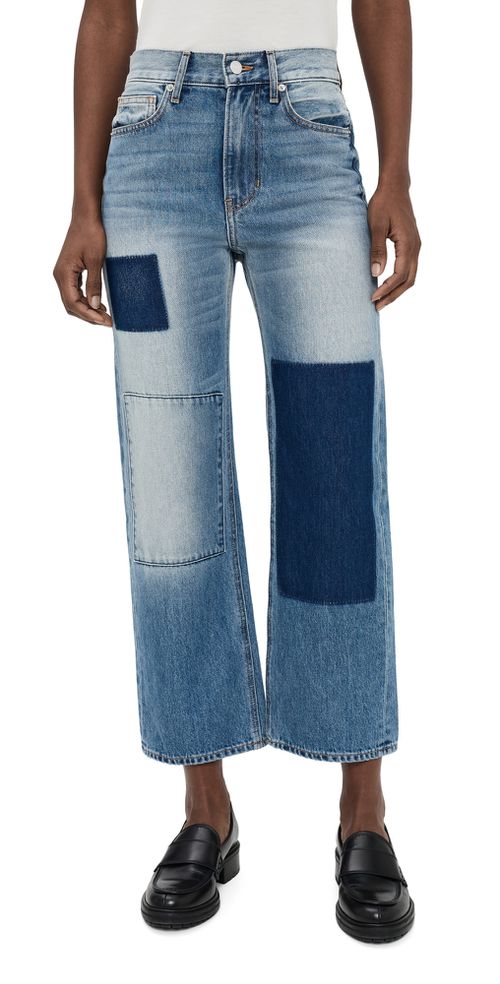 Dylan Ankle High Rise Straight Jeans Time Lapse