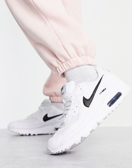 Air Max 90 sneakers in white and black