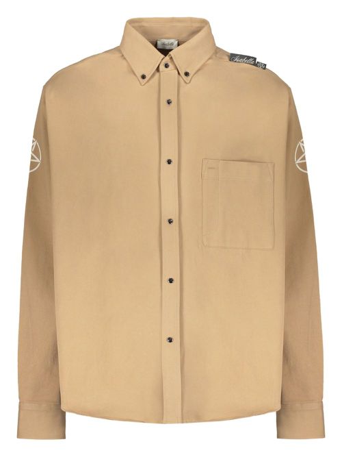 Isabella 1985 printed shirt - Neutrals