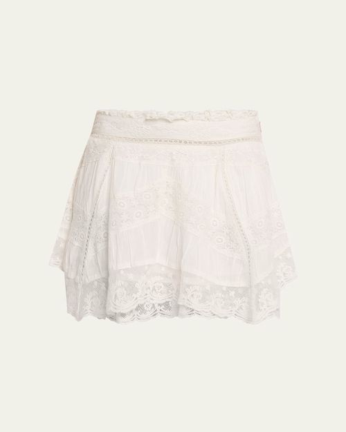 Idal Lace Mini Skirt