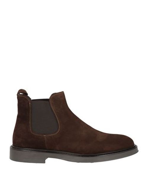 Man Ankle boots Dark brown Size 9 Leather