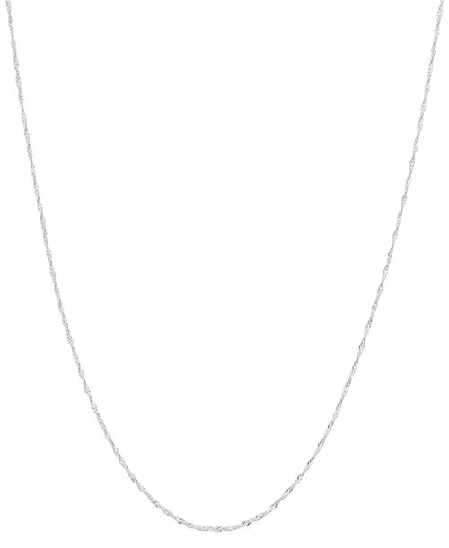 "Giani Bernini Singapore Link 18"" Chain Necklace, Created for Silver"