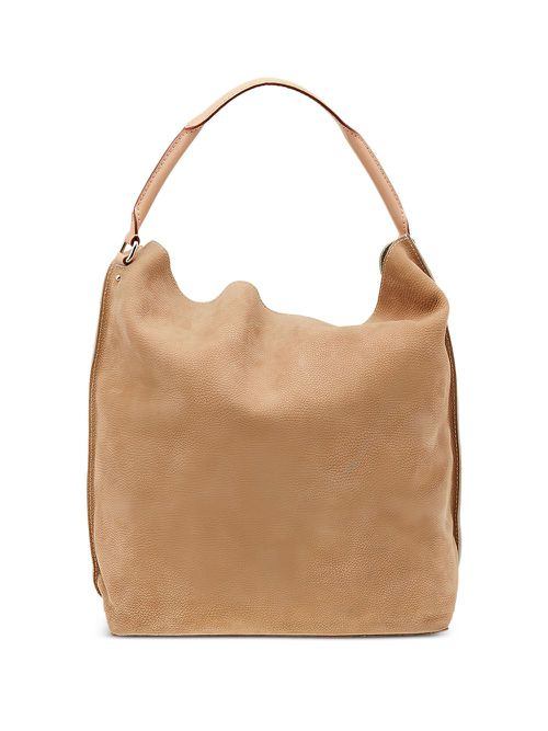 Pre-owned leather shoulder bag - Neutrals