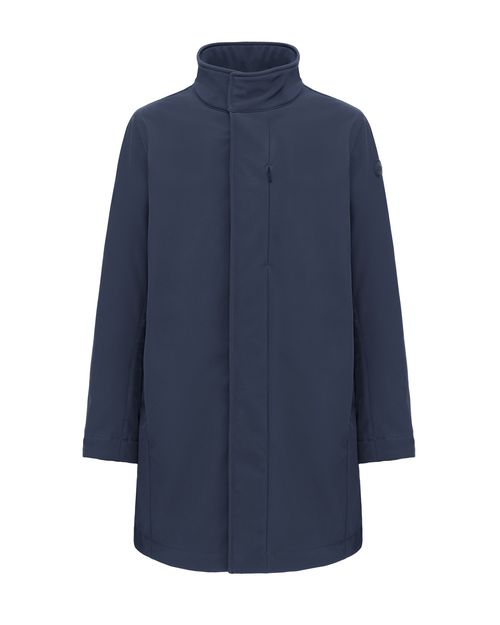 3-Layer Stretch Technical Parka — Navy