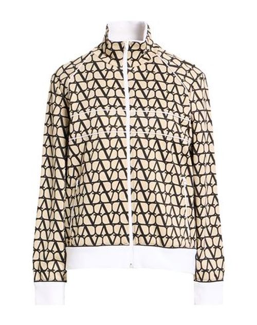 Woman Sweatshirt Beige Size S Polyamide, Cotton