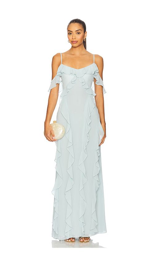 House of Harlow 1960 ABENDKLEID MANDY in Baby Blue. Größe XS. Also in M, S