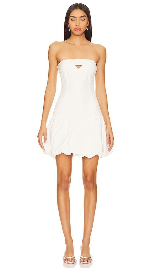 Amanda Uprichard KLEID FAITH in Ivory. Größe XL. Also in L