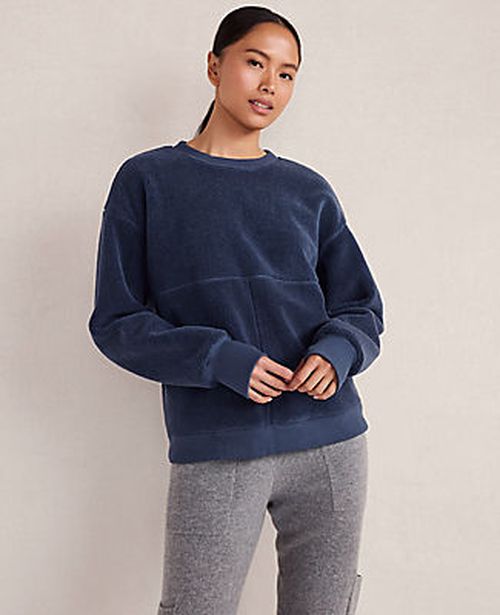Ann Taylor Haven Well Within Sherpa Sweatshirt