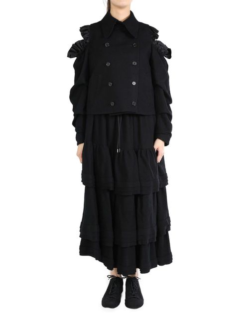 Wrinkled jacket - Black