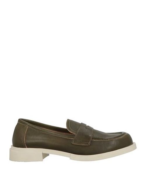Woman Loafers Military green Size 11 Leather