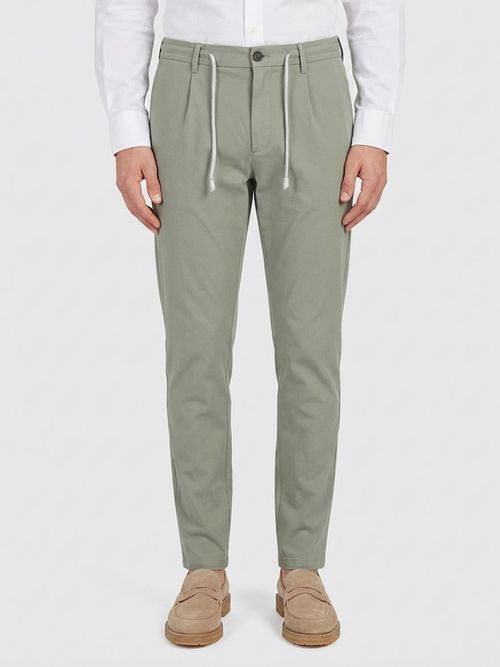 Pants Men color Green