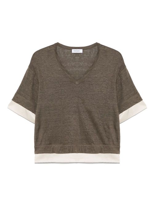 Gran Sasso fine-knit T-shirt - Green